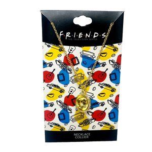 Friends Merch "f.r.i.e.n.d.s TV Sitcom Show Necklace Central Perk Coffee Mug
